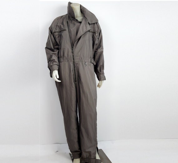 vintage BOGNER 80s 90s grey khaki power shoulder s