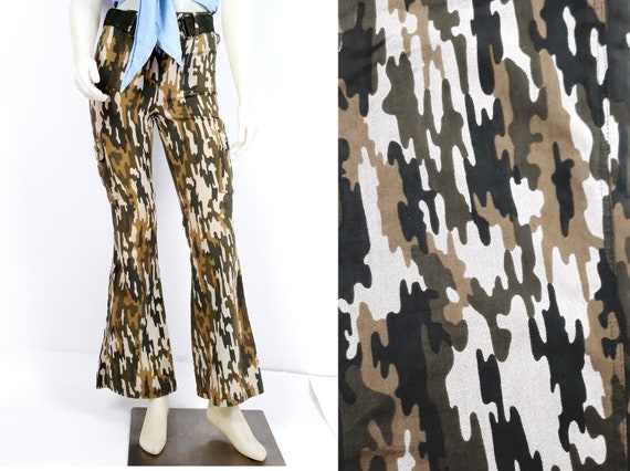 army print trousers