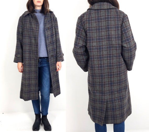 vintage Tweed Tartan check plaid print pattern
