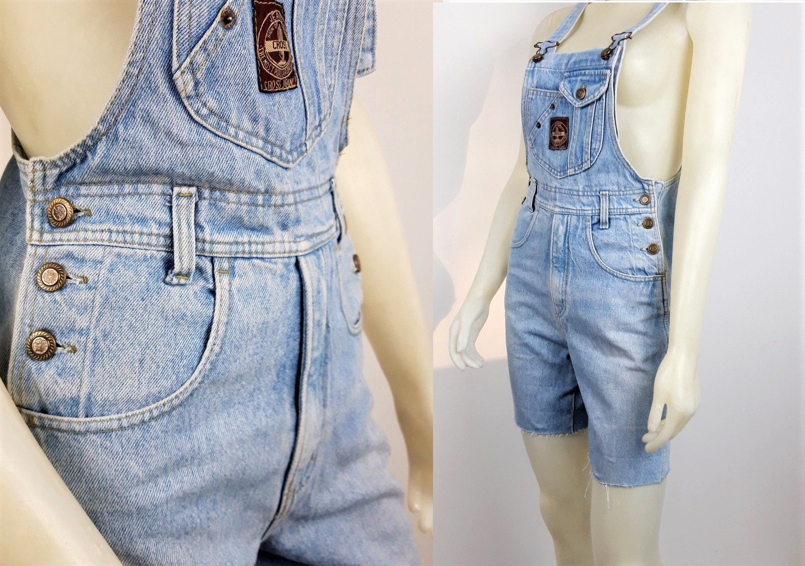 Image of Vintage S S Cross Jeans Dungarees Denim Jeans Pants Overalls