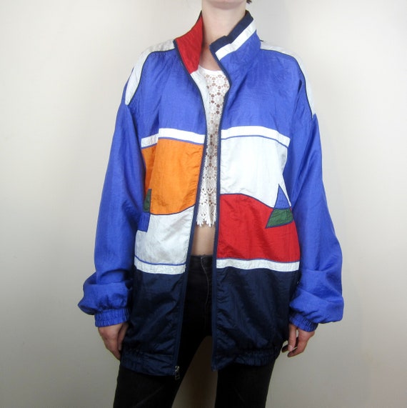 90s windbreaker tracksuit