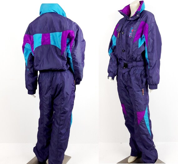 vintage 80s 90s ETIREL Activewear skisuit snowsui