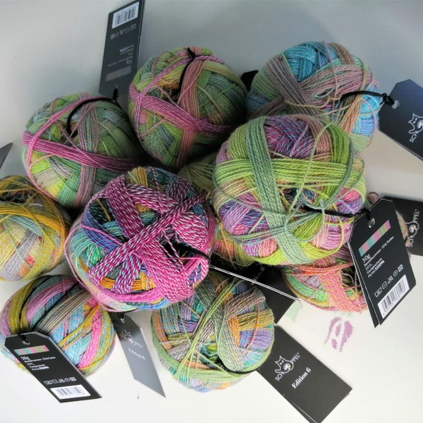 NEU!!!  Edition 6  " Gastgeschenk " von Schoppel Wolle " Yarn, coulor gradient, Zauberball