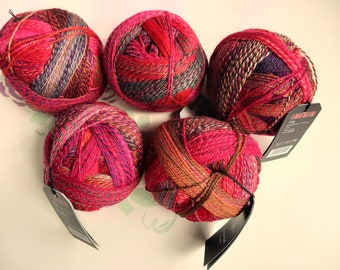 Zauberball® Crazy 2631_Italy Sunset Schoppel Wool 75% virgin wool (Strong Quality, superwash) 25 percent polyamide (biodegradable)"