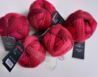 Zauberball® Crazy 2620_ Red in a suit by Schoppel Wolle 75% virgin wool (Strong Quality, superwash) 25 percent polyamide (biodegradable)"