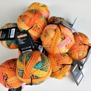 Edition 3 &quot; Katzengold &quot;by Schoppel Wolle &quot; Yarn, coulor gradient,