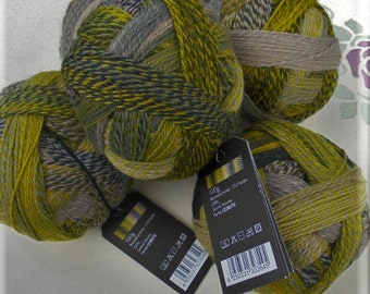 Zauberball Crazy "Green Week" by Schoppel Wolle 75% virgin wool (Strong Quality, superwash) 25 percent polyamide (biodegradable)"