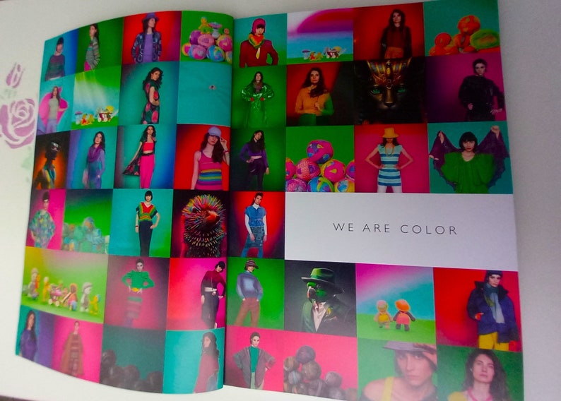 May include: A collage of colorful images featuring people wearing different clothing and accessories. The text "WE ARE COLOR" is displayed in the center of the image.