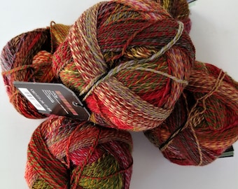 NEW!! "Magic Ball Crazy" Evening Hour" by Schoppel Wool 75% virgin wool (Strong Quality, superwash) 25 percent polyamide (biodegradable)"