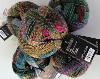 Zauberball® Crazy 2528_ Dragon Eye" by Schoppel Wolle 75% virgin wool (Strong Quality, superwash) 25 percent polyamide (biodegradable)"