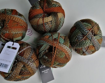 Zauberball® Crazy 1660_ Riverbed 75% virgin wool (Strong Quality, superwash) 25% polyamide (biodegradable)