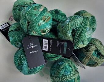 Edition 6 "Greenery" by Schoppel Wolle "Yarn, color gradient, Zauberball