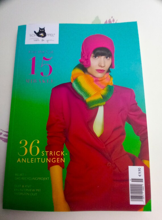 Hurra, das neue Heft ist da !!!  "Knit the Cat 15 "Mirakel Kreativ Heft" " Schoppel Anleitungsheft