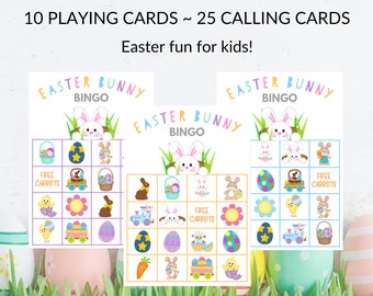 Easter Bingo - Easter Printable - Easter Activities