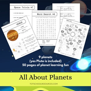 All About Planets - Worksheet & Activity Set