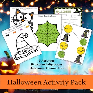 Halloween Activity Pack - Preschool Printable Activity Pack