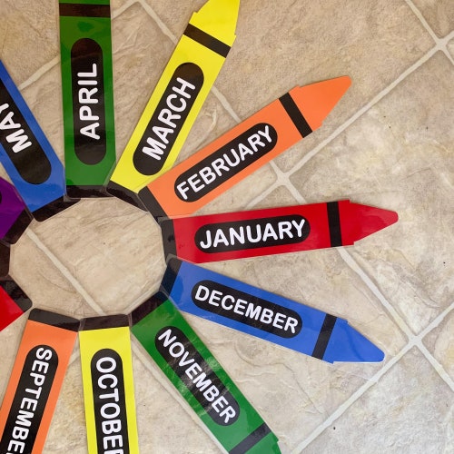 Months of the Year Busy Book Printable - Etsy
