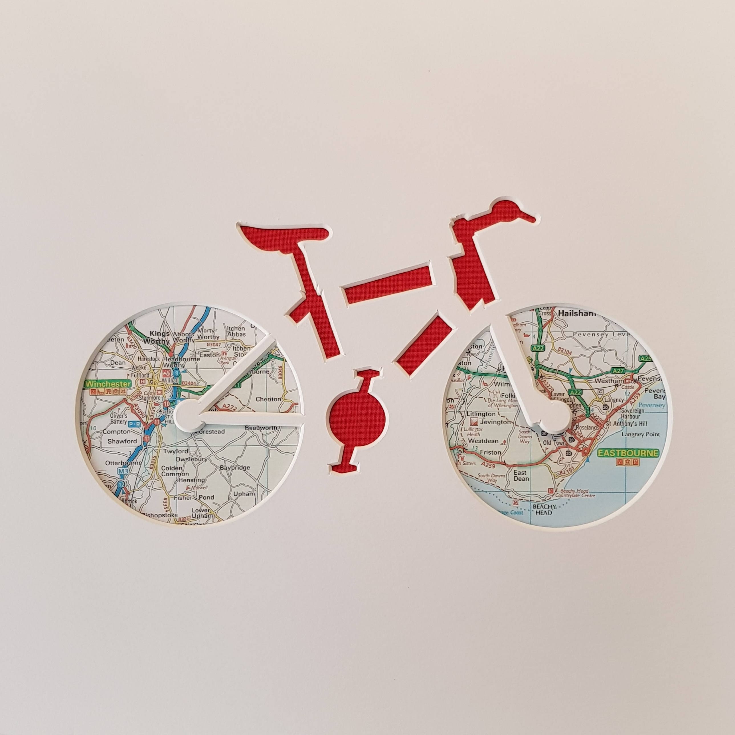 South Downs Way Mountain Bike Art Gifts 