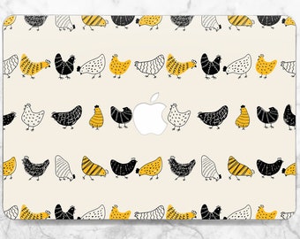 Chicken cute Macbook case bird Macbook case animal Farm Cottage core Easter decor Cute Funny animal Pro 14 Pro 16 Air 13 M5 Air 15 2026 Neo