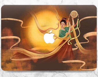 Macbook case dance Cute Asian girl Macbook case woman Macbook hard shell Macbook 2022 case Air 13 M2 case Macbook Pro 16 Macbook Pro 14 art