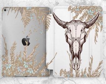 iPad case skull Cow skull case iPad case floral iPad case 9 7 iPad 2018 case iPad cover iPad case 10 5 Case with cover Case iPad mini 4