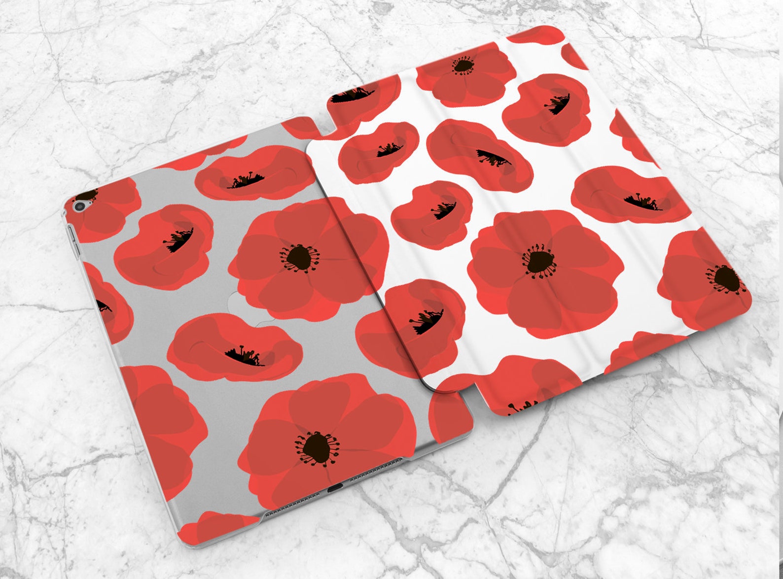 IPad case flower iPad case floral iPad case red iPad case Etsy