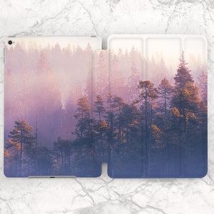 Etui na iPada Las Fioletowe etui z nadrukiem Inspirująca sztuka Etui na iPada Natura Etui na iPada Drzewa Etui na iPada Smart Stojak na iPada Etui na iPada Pro Air Mini