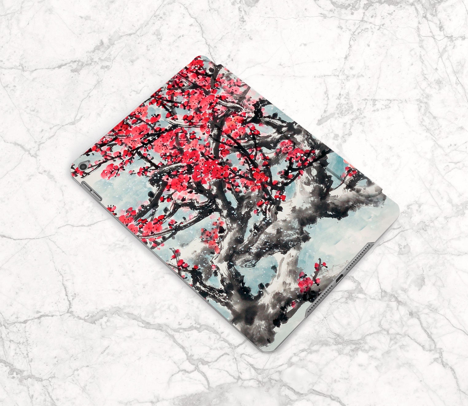 【サクラ様】iPadお取引 Red Sakura Blossom iPad Case Name Personalized Gift iPad Case