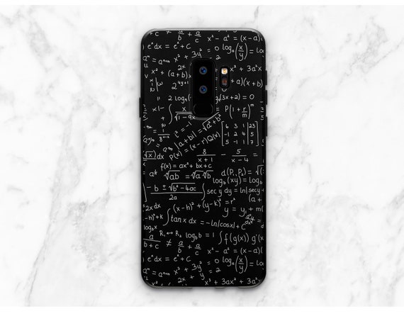 Black Case Mathematics Black Phone Case Formula Phone Case Etsy