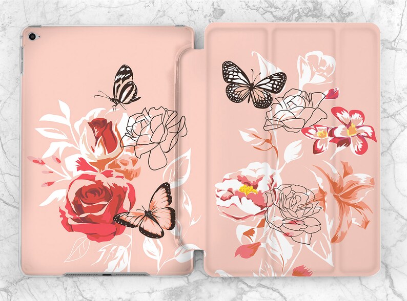 IPad pink case iPad case butterfly Smart case iPad 2020 case Etsy