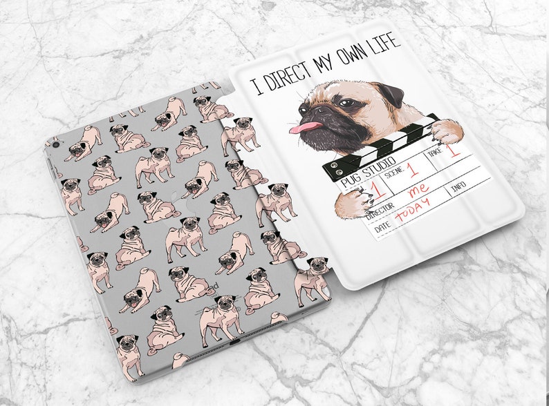 Ipad Case Dog Ipad Case Funny Ipad Case Pug Ipad Case Animal Etsy