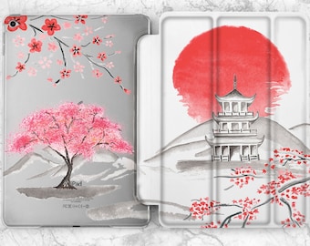iPad本体 SAKURA Pink Sakura Cherry Blossom iPad Case: Japanese Art Cover - Etsy