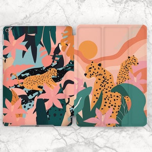 iPad case leopard Tropical leaves case iPad case summer iPad case animal iPad mini case iPad Pro 11 iPad 12 9 2022 case iPad Air 5 case iPad
