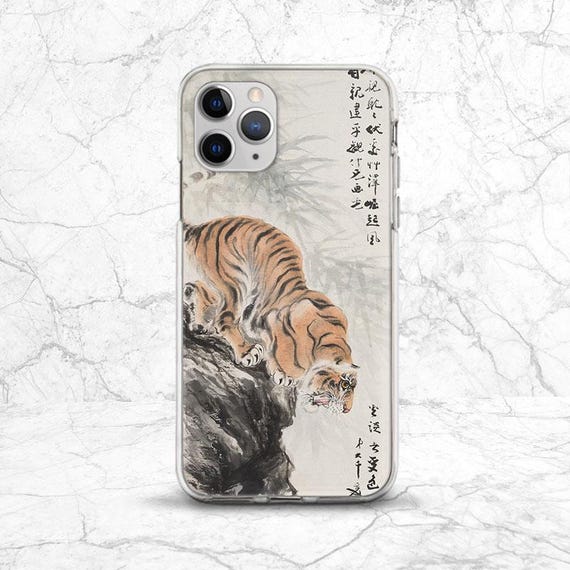 IPhone Case Tiger Aesthetic Animal Art Phone Case Chinese Phone