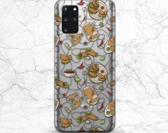 Big enchiladas art iPhone case food Transparent case Street food art Case for Samsung Google Pixel 7 Phone case Mexican iPhone 14 Pro case