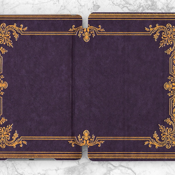 iPad case vintage iPad case purple iPad case book iPad case violet iPad 2018 case iPad case 12 9 iPad case 9 7 iPad Air 2 iPad 6th gen case