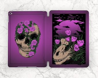 IPad Case Vampire iPad Case Dracula Purple Book Print iPad Case