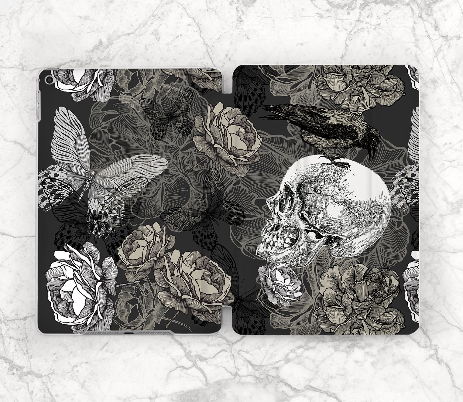 Skull iPad Case - Etsy