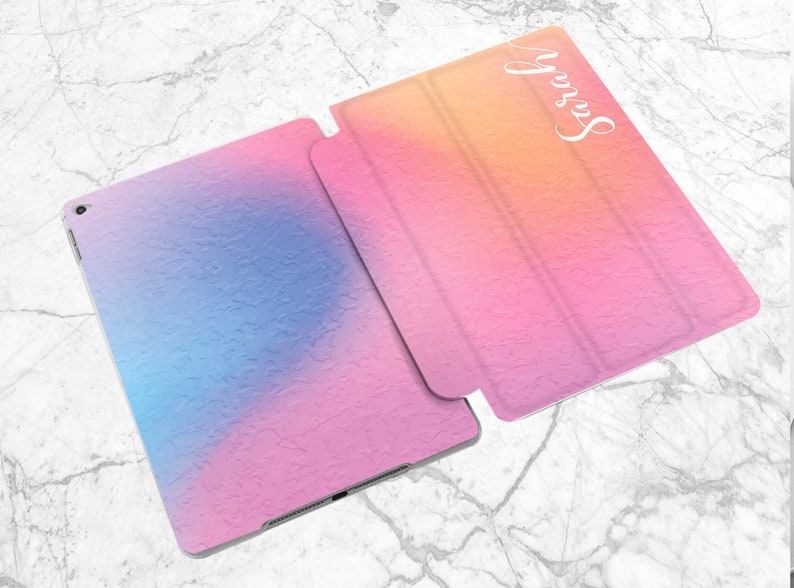 IPad case ombre Custom case iPad case name Personalized iPad Etsy