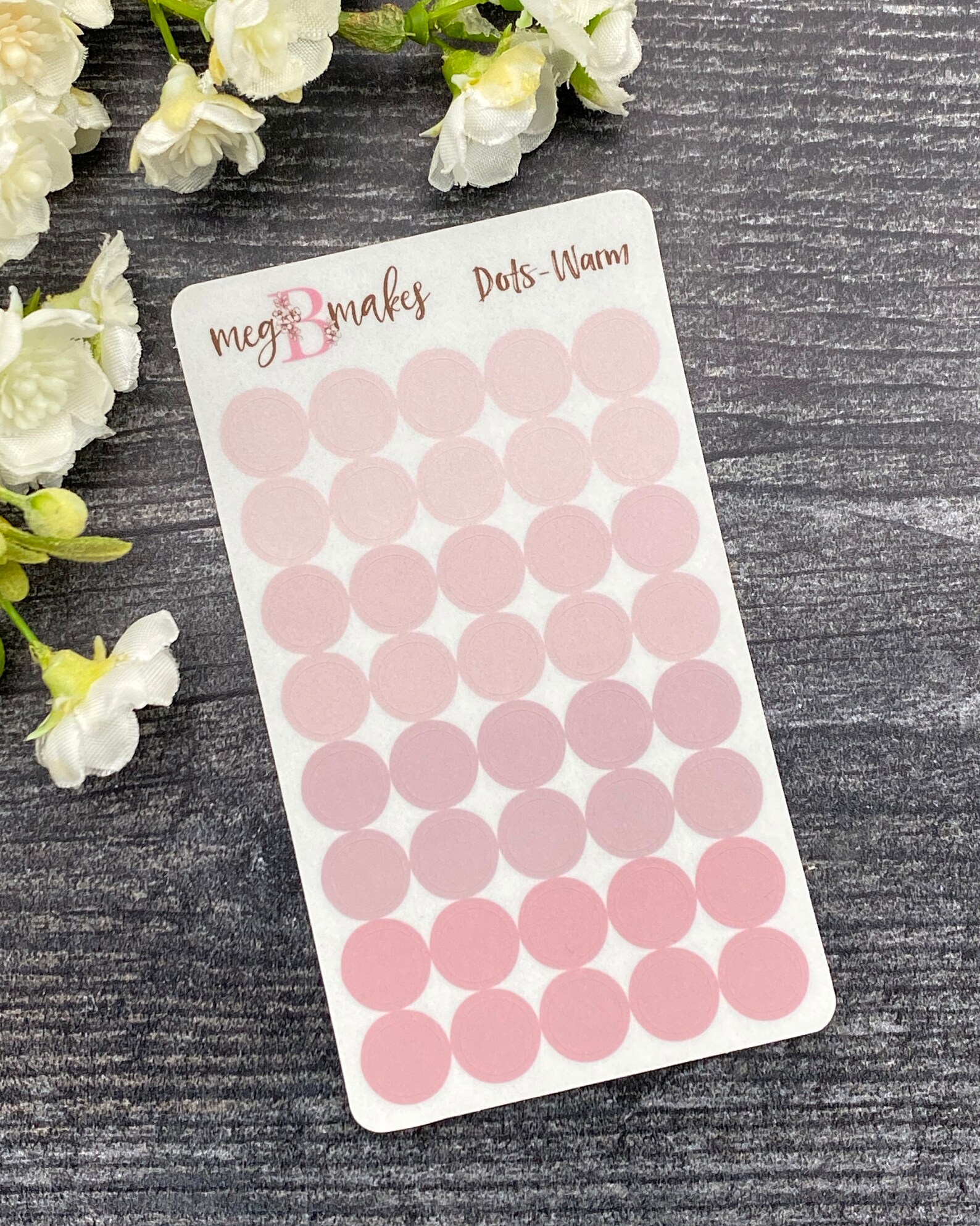 Clear Mini Dot Planner Stickers Mini Dot Sticker Sheets Mini | Etsy