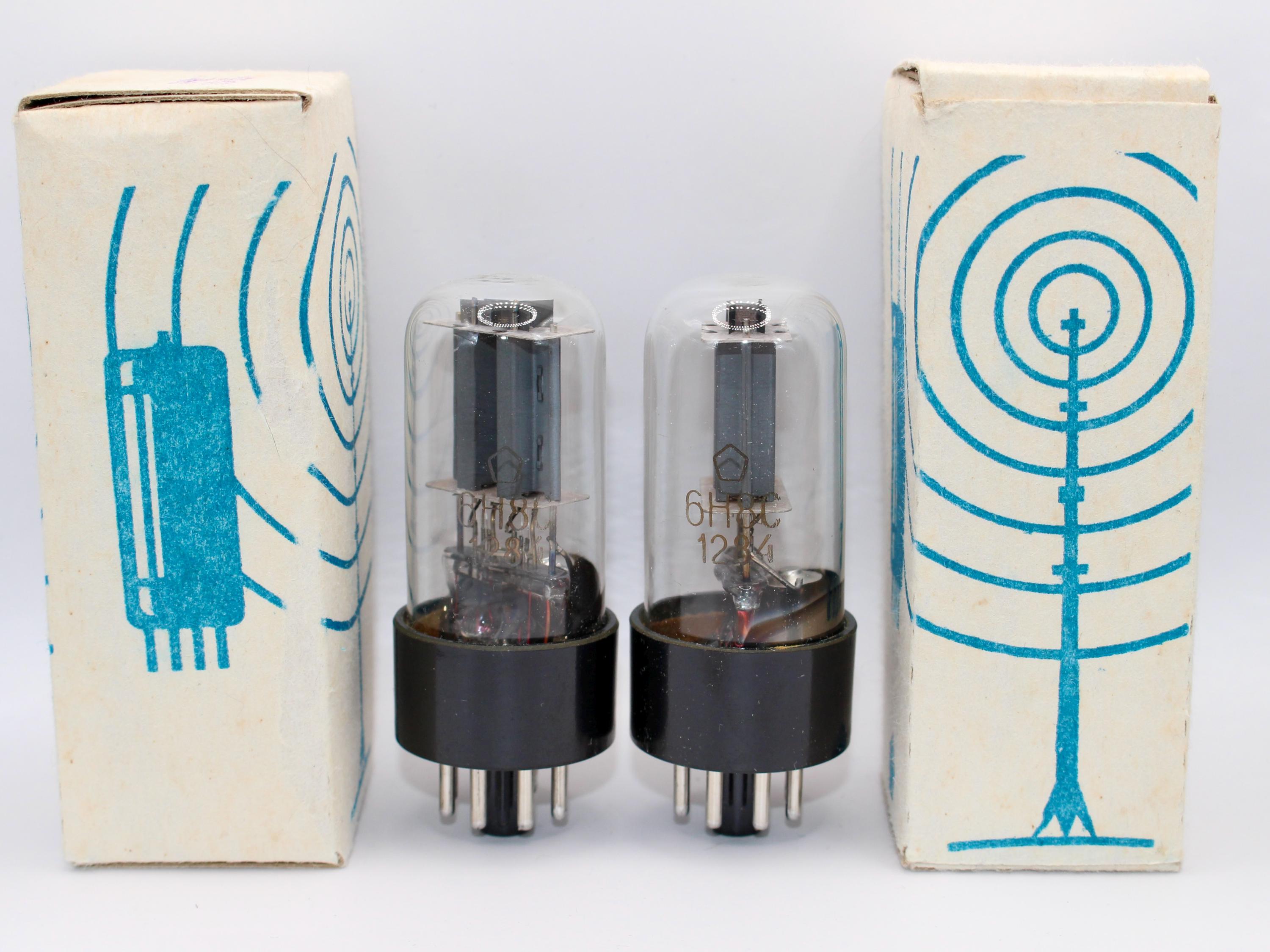 ECC32 真空管ペア　メーカー不明 ECC32 真空管ペア メーカー不明