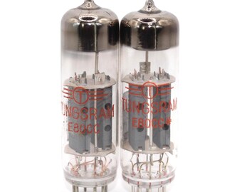 2x E80CC = 6085 Triodo doble / Tungsram / Par emparejado