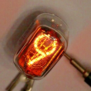 6x IN-12 with sockets nixie tubes used / IN-12A or IN-12B + sockets / Tested / 6pcs in one lot image 2