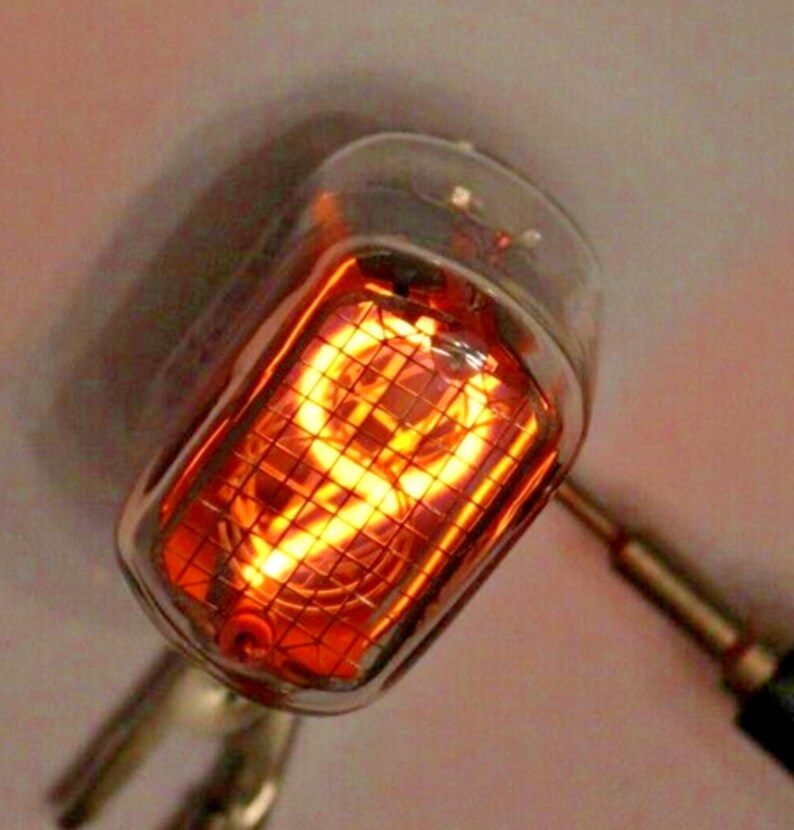 6x IN-12 with sockets nixie tubes used / IN-12A or IN-12B + sockets / Tested / 6pcs in one lot image 2