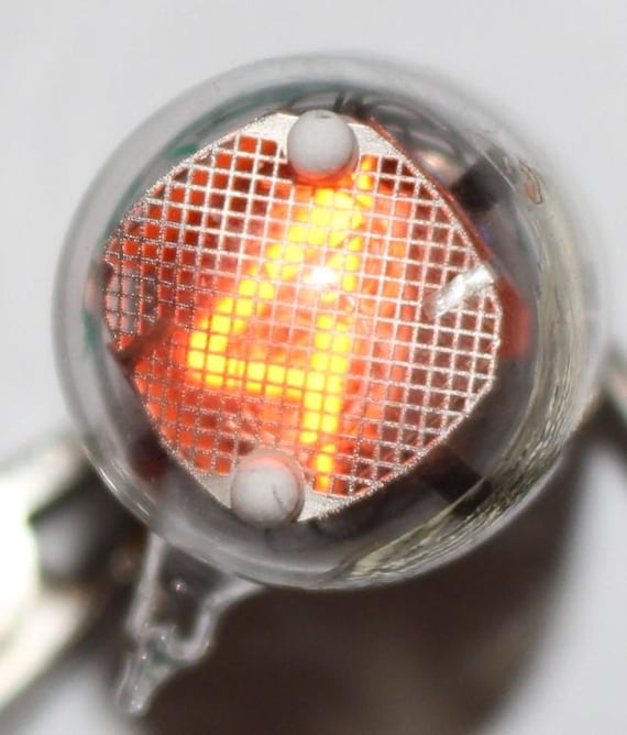 6 Tubes Nixie IN-2 NOS, Testés, Pour Horloge à Tubes, Neufs (emballage Ouvert)