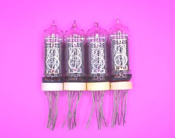 4x IN-14 ИН-14 IN14 Nixie tubes for clock New / NOS / Tested
