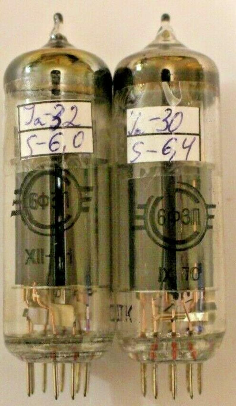 2x 6F3P 6Ф3П ~6BM8 /~ECL82 / NOS / Ussr / Triode-pentode Tubes ...