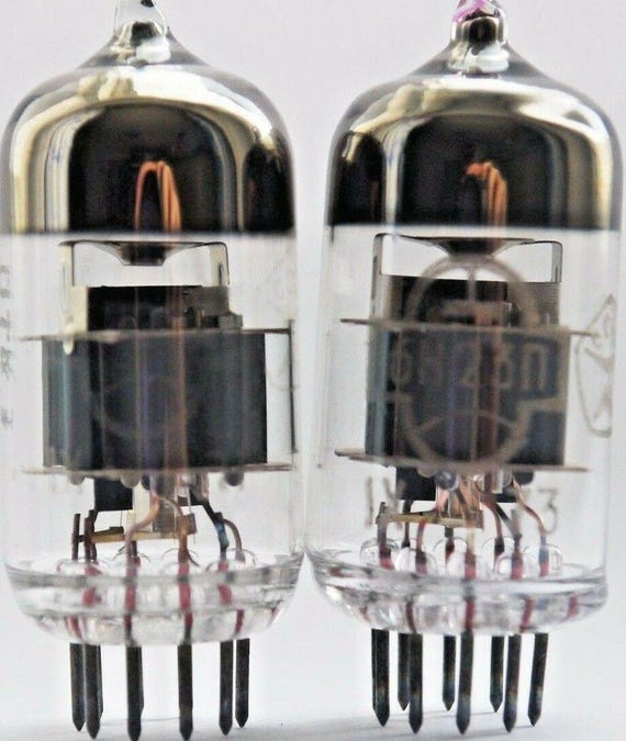 NOS Matched Quad (4) Voskhod Rocket 6N23P Singe Wire Gray