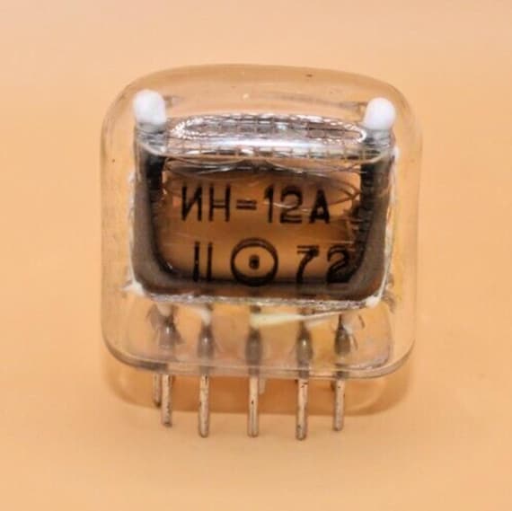 1pz IN-8-2 / IN-8 Nixie Tube per orologio 100% testato indicatore di 1pz IN-8-2 / IN-8 Nixie Tube per orologio 100% testato indicatore di