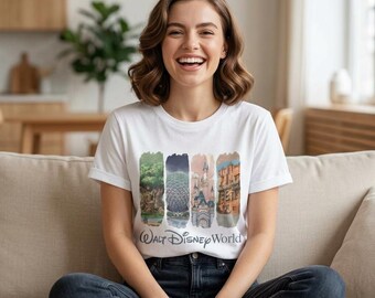 Walt Disney World Park Icons T-Shirt | Magic Kingdom EPCOT Hollywood Studios Tierreich